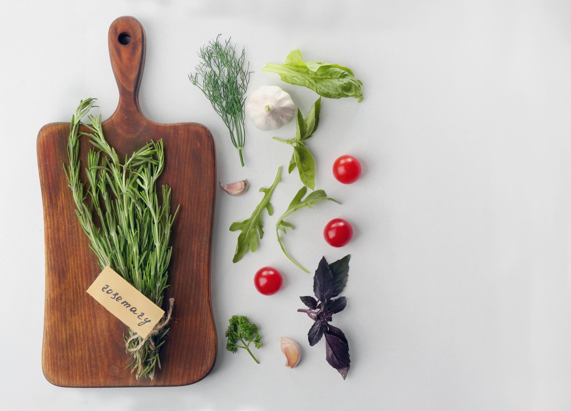 Ingredienti freschi organizzati